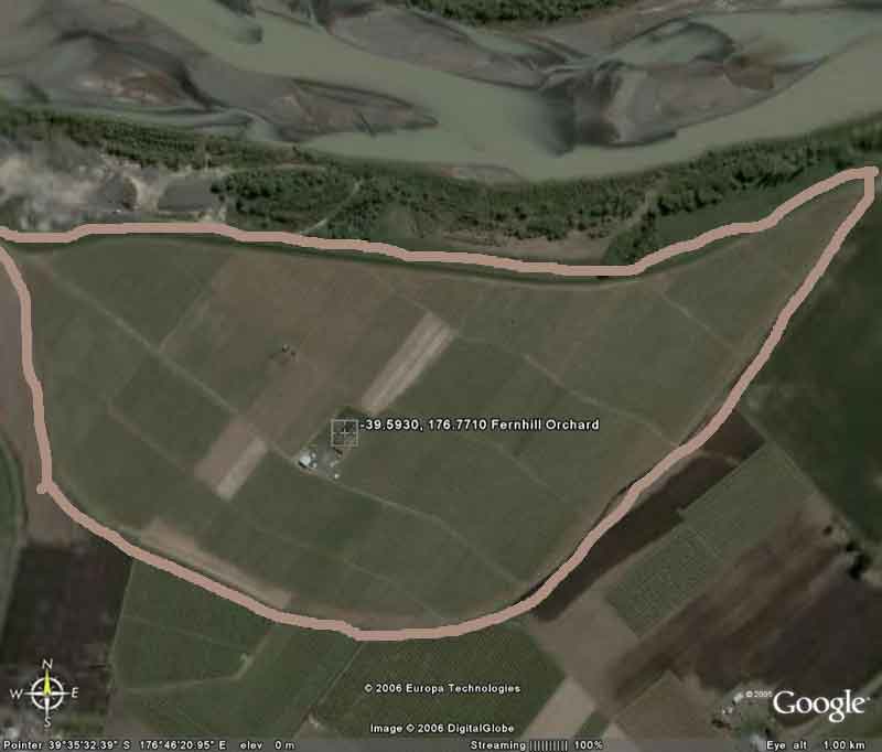 Loading Fernhill Orchard Satellite Image